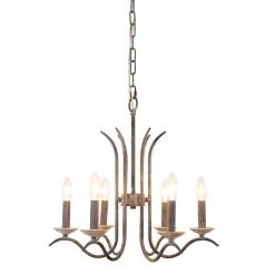 Farmhouse 6-Light Vintage Black French Country Chandelier Candlestick Pendant by Bella Depot -Bella Depot || ULTRALAST GREEN Sales black bella depot chandeliers fc4055 6b 4f 1000