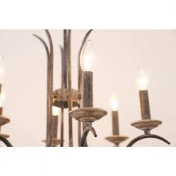 Farmhouse 6-Light Vintage Black French Country Chandelier Candlestick Pendant by Bella Depot -Bella Depot || ULTRALAST GREEN Sales black bella depot chandeliers fc4055 6b 66 1000