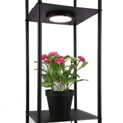 63 in. Floor Lamp with Shelves, Square Corner Tall Bookshelf Lamp with USB by Cedar Hill -Bella Depot || ULTRALAST GREEN Sales black bookshelf lamp cedar hill floor lamps 420802 4f 1000