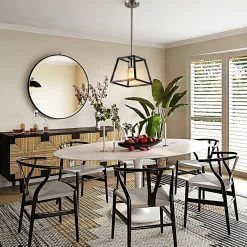 1-Light Black Mini Metal Pendant with Cage Shade kitchen Island Light by Cedar Hill -Bella Depot || ULTRALAST GREEN Sales black cedar hill chandeliers 410306 fa 1000