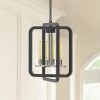 4-Light Brushed Nickel Industrial Geometric Pendant by Cedar Hill -Bella Depot || ULTRALAST GREEN Sales black cedar hill chandeliers 410821 64 1000