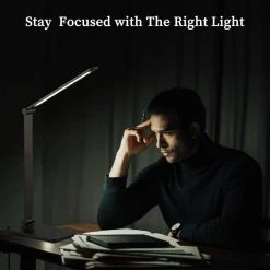 13.4 in. Black LED Trouch Control Table Lamp by Cedar Hill -Bella Depot || ULTRALAST GREEN Sales black cedar hill desk lamps 415602 31 1000