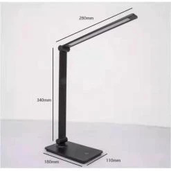 13.4 in. Black LED Trouch Control Table Lamp by Cedar Hill -Bella Depot || ULTRALAST GREEN Sales black cedar hill desk lamps 415602 fa 1000