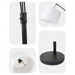 75 in. 3-Light Black Tree Floor Lamp by Cedar Hill -Bella Depot || ULTRALAST GREEN Sales black cedar hill floor lamps 410708 4f 1000