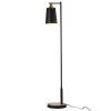 61 in. Black Metal Arched Floor Lamp with Shade by Cedar Hill -Bella Depot || ULTRALAST GREEN Sales black cedar hill floor lamps 410907 64 1000
