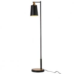 Bella Depot || ULTRALAST GREEN Sales 6 61 in. Black Metal Arched Floor Lamp with Shade by Cedar Hill