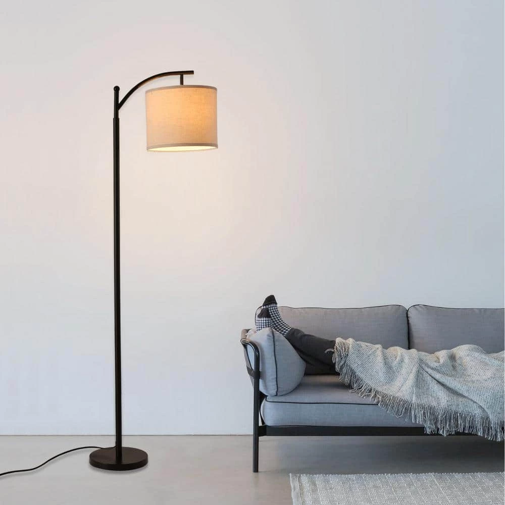 62 in. Black Floor Lamp by Cedar Hill 9 62 in. Black Floor Lamp by Cedar Hill - Image 8