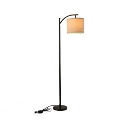 62 in. Black Floor Lamp by Cedar Hill