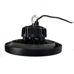 Hurricane UFO 0.9 ft. 250-Watt Equivalent Integrated LED Black High Bay Light by Innoled