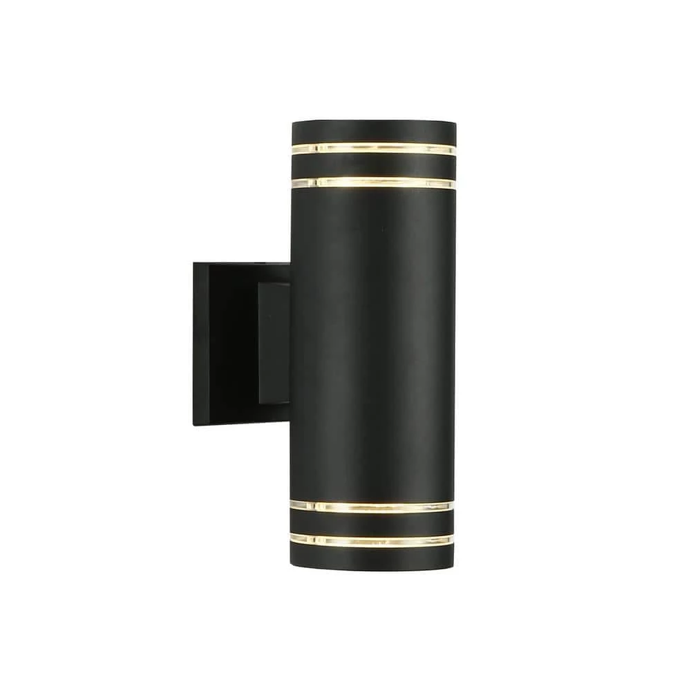 11 in. LED Wall Lights, Waterproof 25-Watt Cylinder Up and Down Wall Lights for Yard Garage by Cedar Hill 3 11 in. LED Wall Lights, Waterproof 25-Watt Cylinder Up and Down Wall Lights for Yard Garage by Cedar Hill