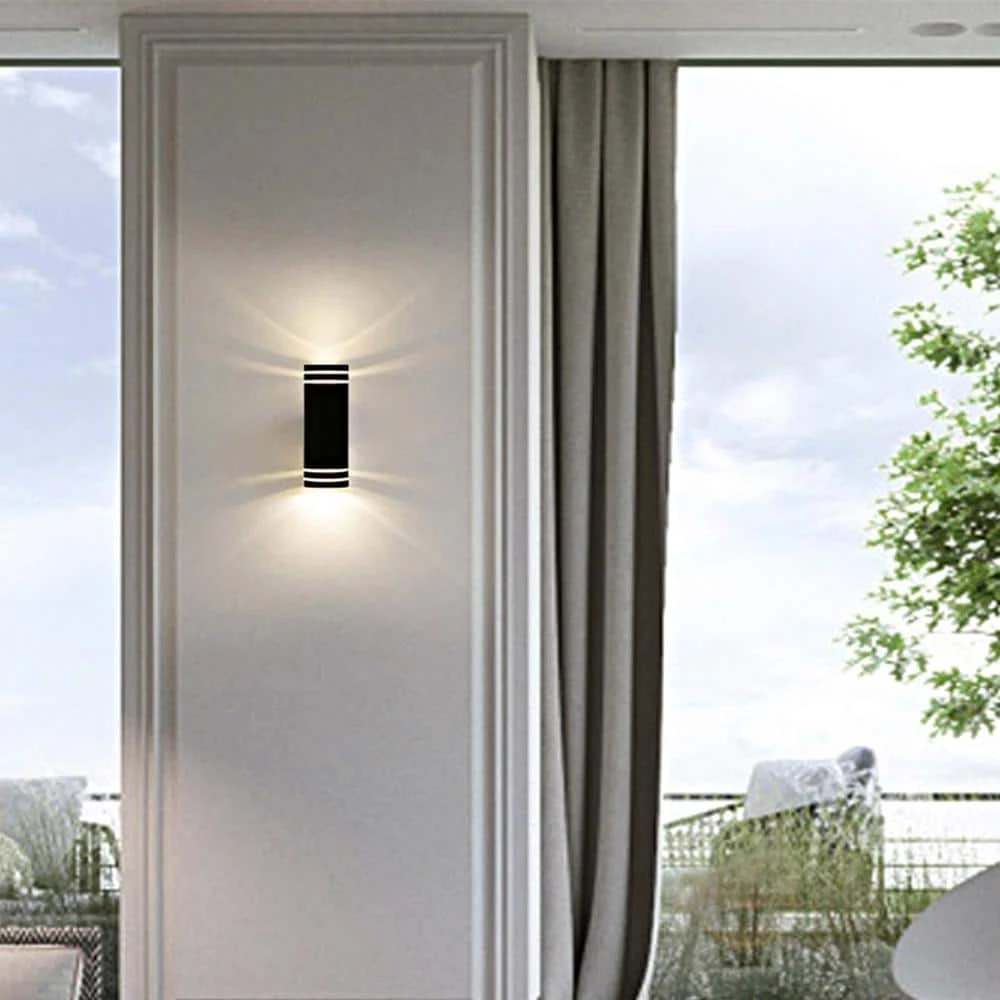 11 in. LED Wall Lights, Waterproof 25-Watt Cylinder Up and Down Wall Lights for Yard Garage by Cedar Hill 10 11 in. LED Wall Lights, Waterproof 25-Watt Cylinder Up and Down Wall Lights for Yard Garage by Cedar Hill - Image 8