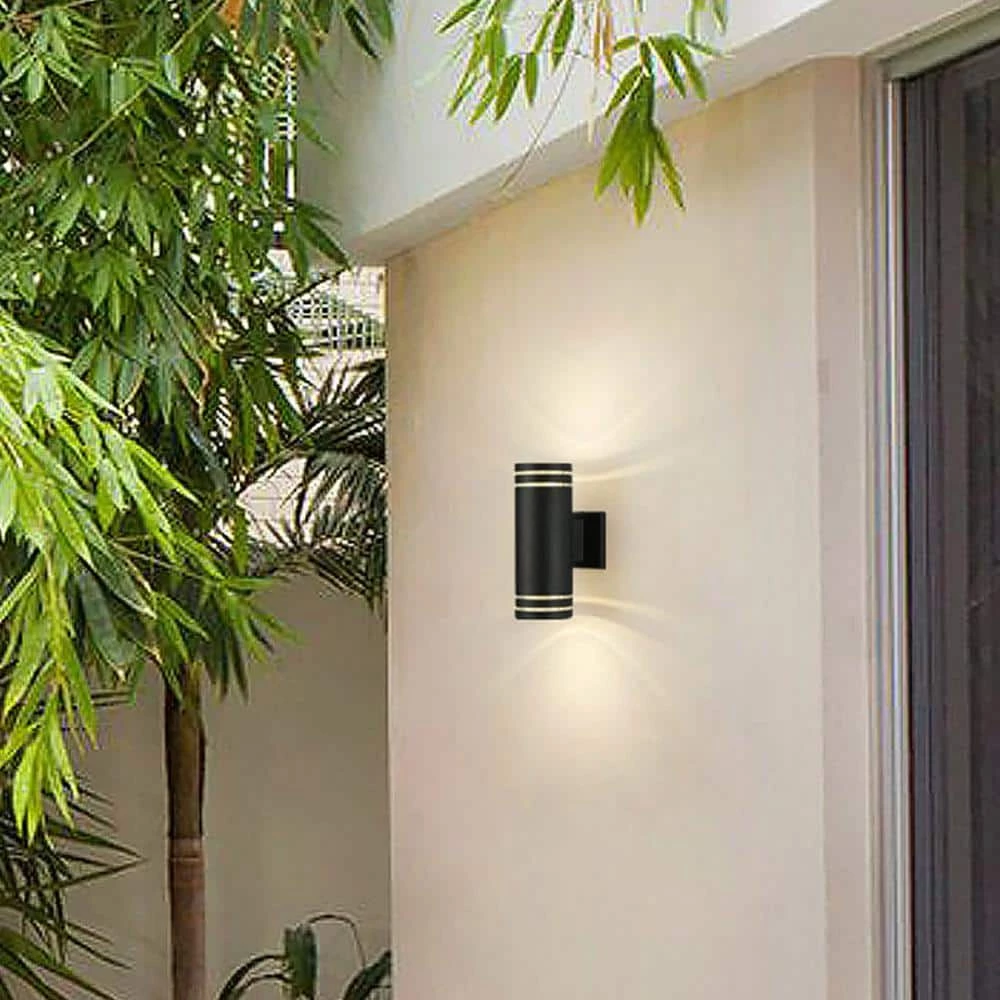 11 in. LED Wall Lights, Waterproof 25-Watt Cylinder Up and Down Wall Lights for Yard Garage by Cedar Hill 9 11 in. LED Wall Lights, Waterproof 25-Watt Cylinder Up and Down Wall Lights for Yard Garage by Cedar Hill - Image 7