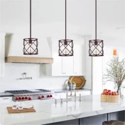 1-Light Brown Stainless Steel Outdoor Lantern Cylinder Pendant by Cedar Hill 11 1-Light Brown Stainless Steel Outdoor Lantern Cylinder Pendant by Cedar Hill -Bella Depot || ULTRALAST GREEN Sales bronze cedar hill outdoor pendant lights 412506 4f 1000