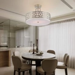 17 in. 4-Light Brushed Nickel Semi-Flush Mount Light by Cedar Hill -Bella Depot || ULTRALAST GREEN Sales brushed nickel cedar hill flush mount lights 418804 31 1000