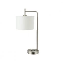 25 in. Touch Indoor Table Lamp with Wireless Charger and USB Ports by Cedar Hill 13 25 in. Touch Indoor Table Lamp with Wireless Charger and USB Ports by Cedar Hill -Bella Depot || ULTRALAST GREEN Sales brushed nickel cedar hill table lamps 417604 44 1000