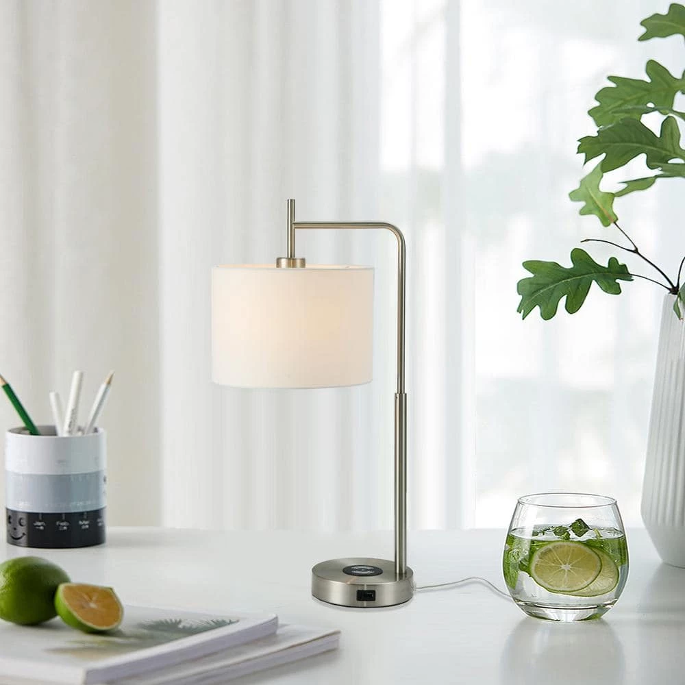 25 in. Touch Indoor Table Lamp with Wireless Charger and USB Ports by Cedar Hill 9 25 in. Touch Indoor Table Lamp with Wireless Charger and USB Ports by Cedar Hill - Image 7