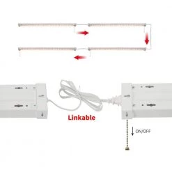 48 in. 42-Watt Indoor LED Grow Light Cool White full spectrum plant light by Cedar Hill -Bella Depot || ULTRALAST GREEN Sales cedar hill grow light kits 419001 76 1000