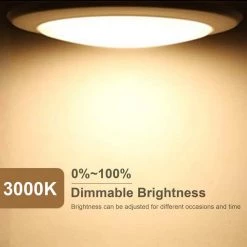 7.5 in. Tunable CCT Integrated LED J-Box or Recessed Can Mounted Disk Light by Cedar Hill -Bella Depot || ULTRALAST GREEN Sales cedar hill recessed lighting trims 413201 76 1000