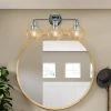 3-Light Bathroom Lighting Fixture Modern Glass Shades Chrome Vanity Lights by Cedar Hill 2 3-Light Bathroom Lighting Fixture Modern Glass Shades Chrome Vanity Lights by Cedar Hill -Bella Depot || ULTRALAST GREEN Sales chrome vanity lightng cedar hill vanity lighting 417305 64 1000