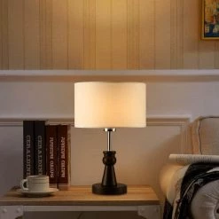 15 in. Dark Bronze Table Lamp with Wood Base by Cedar Hill 9 15 in. Dark Bronze Table Lamp with Wood Base by Cedar Hill -Bella Depot || ULTRALAST GREEN Sales dark bronze cedar hill table lamps 414402 4f 1000