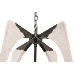 4-Light Distressed White Modern Farmhouse Rectangular Wood Chandelier with Adjustable Hanging Chain by Bella Depot -Bella Depot || ULTRALAST GREEN Sales distressed white bella depot chandeliers fc4045 4w 66 1000