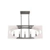 5-Light Distressed White Modern Farmhouse Wood Island Chandelier Adjustable Linear Rectangular Pendant by Bella Depot -Bella Depot || ULTRALAST GREEN Sales distressed white bella depot chandeliers fc4047 5w 64 1000