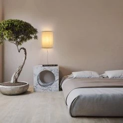 1-Light Off-White Fabric Round LED Wall Sconce Wall Light with Bulb (2-Pack) by Cedar Hill -Bella Depot || ULTRALAST GREEN Sales off white cedar hill wall sconces 418608 4f 1000