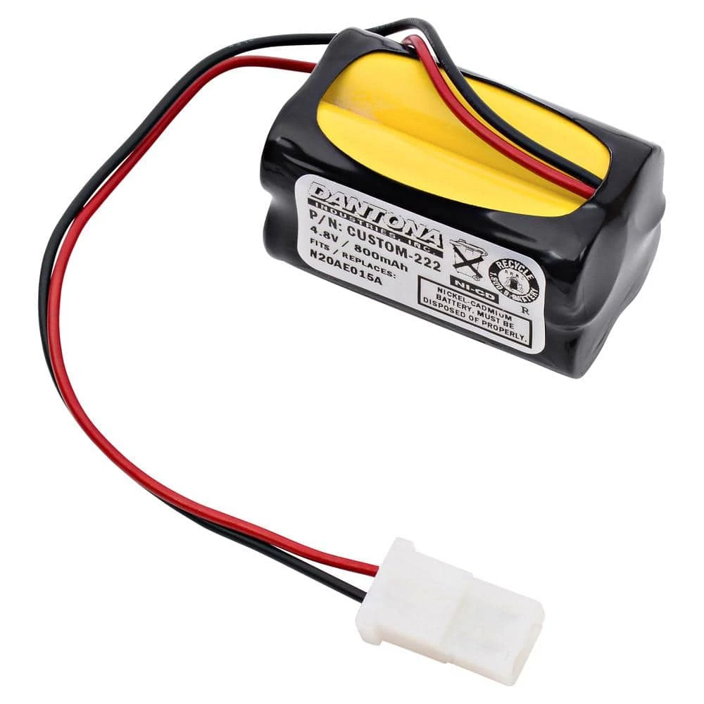 Dantona 4.8-Volt 800 mAh Ni-Cd battery for Prescolite - EDCENRB Emergency Lighting by ULTRALAST GREEN 3 Dantona 4.8-Volt 800 mAh Ni-Cd battery for Prescolite - EDCENRB Emergency Lighting by ULTRALAST GREEN