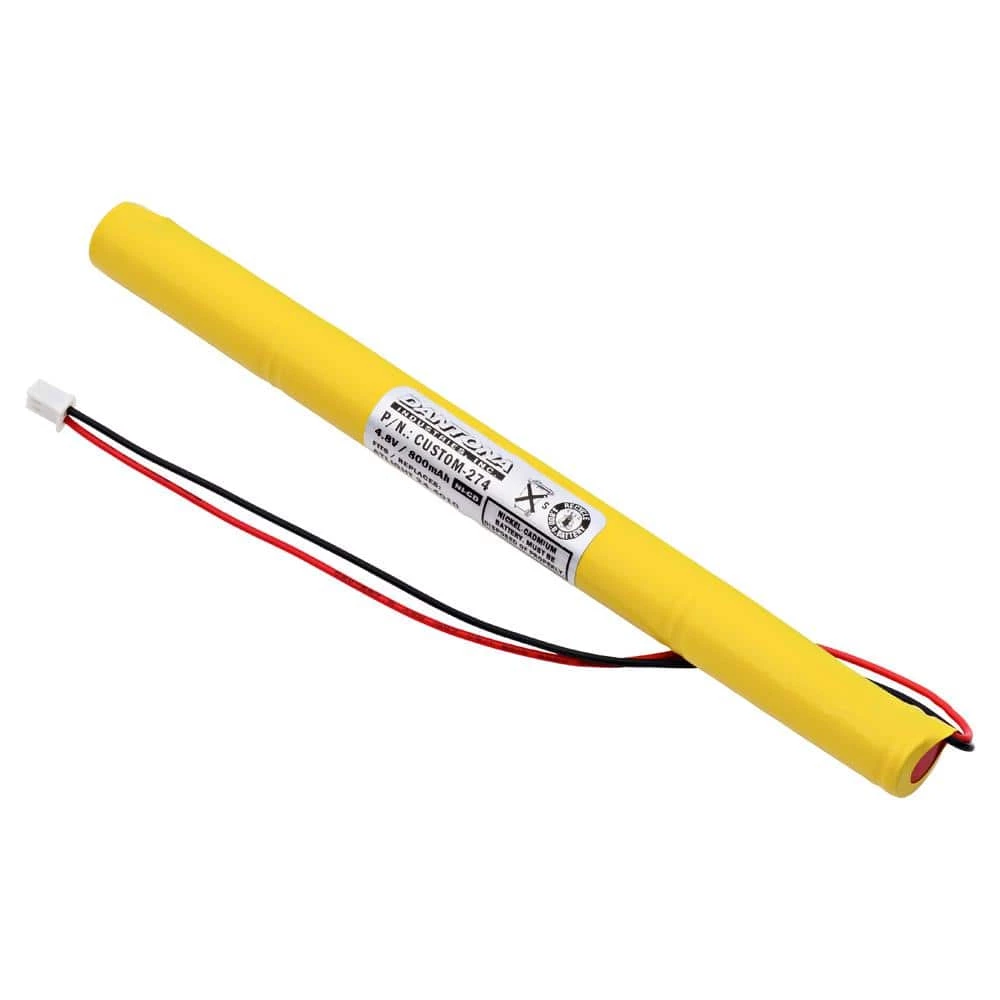 Dantona 4.8-Volt 800 mAh Ni-Cd Battery for At-Lite - 24-4010 Emergency Lighting by ULTRALAST GREEN 3 Dantona 4.8-Volt 800 mAh Ni-Cd Battery for At-Lite - 24-4010 Emergency Lighting by ULTRALAST GREEN