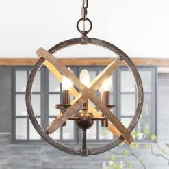 Farmhouse 5-Light Weathered Wood Globe Chandelier Vintage Candlestick Pendant by Bella Depot 19 Farmhouse 5-Light Weathered Wood Globe Chandelier Vintage Candlestick Pendant by Bella Depot -Bella Depot || ULTRALAST GREEN Sales weathered wood bella depot chandeliers fc4054 5h fa 1000