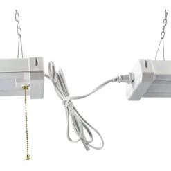 4 ft. 70-Watt Equivalent 42-Watt Integrated LED White Shop Light Linkable by Cedar Hill -Bella Depot || ULTRALAST GREEN Sales white cedar hill shop lights 410001 44 1000