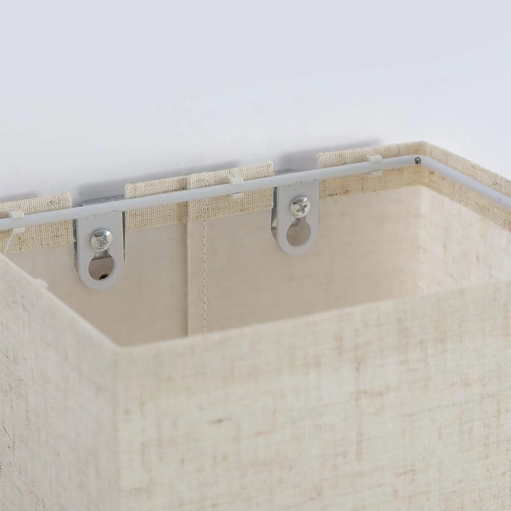 1-Light Square White Fabric LED Wall Sconce with Bulb (2-Pack) by Cedar Hill 7 1-Light Square White Fabric LED Wall Sconce with Bulb (2-Pack) by Cedar Hill - Image 6