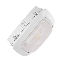 250-Watt Equivalent Integrated LED White Canopy Light Parking Garage, 5000K by Innoled -Bella Depot || ULTRALAST GREEN Sales white innoled parking lot lights inno ypg230 50w 1f 1000